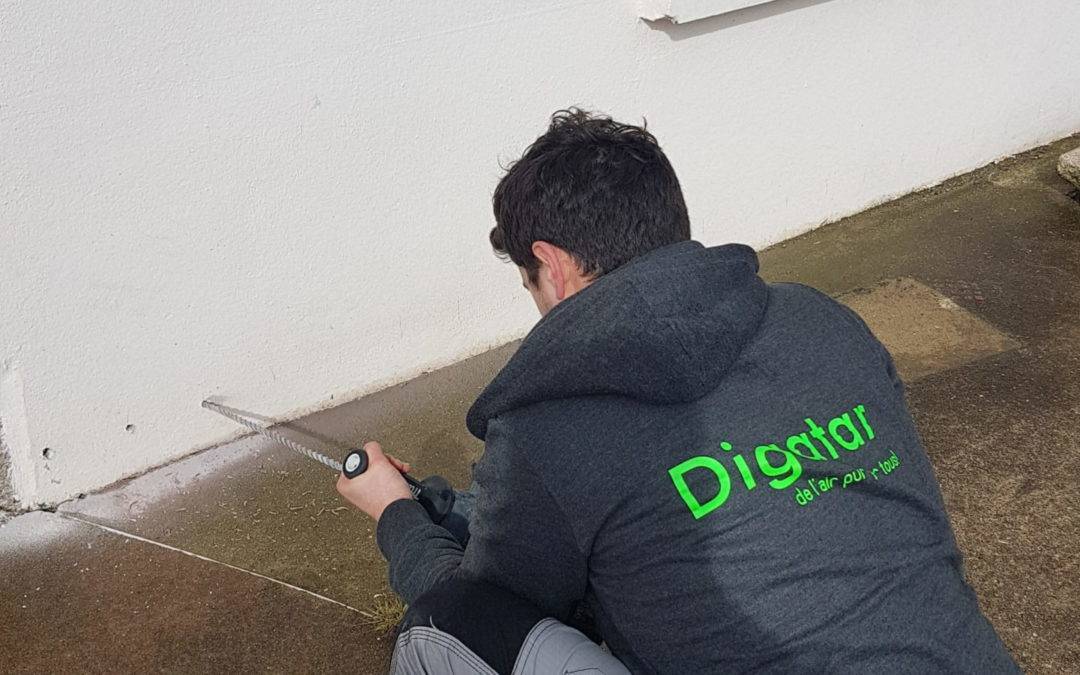 Digatar traitement de l'humidité mur humide en Finistère